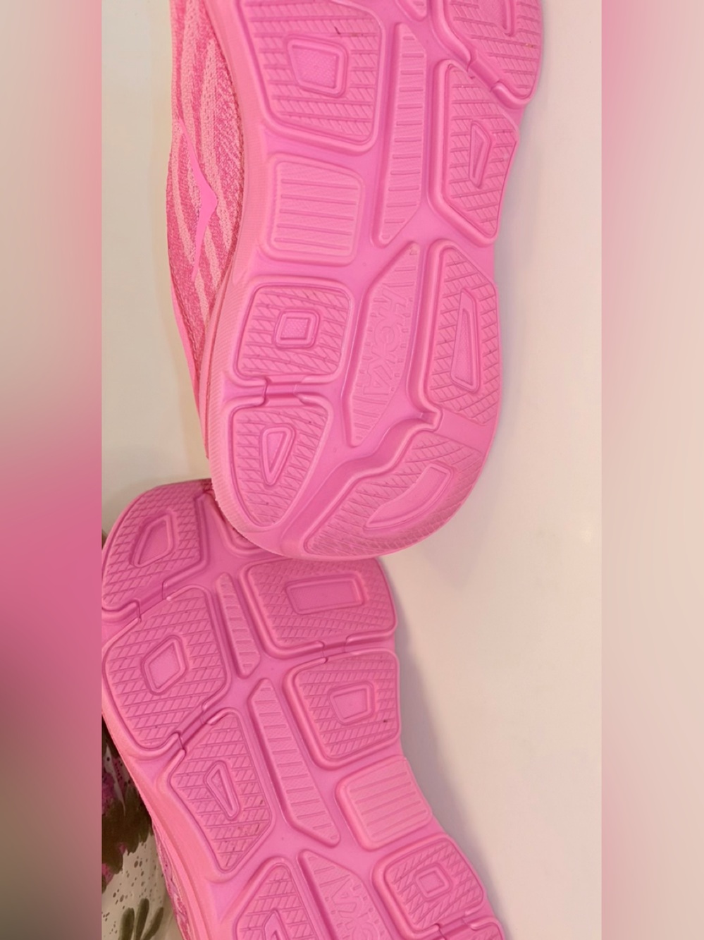 Pretty in Pink Hoka Women's Pink Athletic Running Shoes - Picture 4 of 5